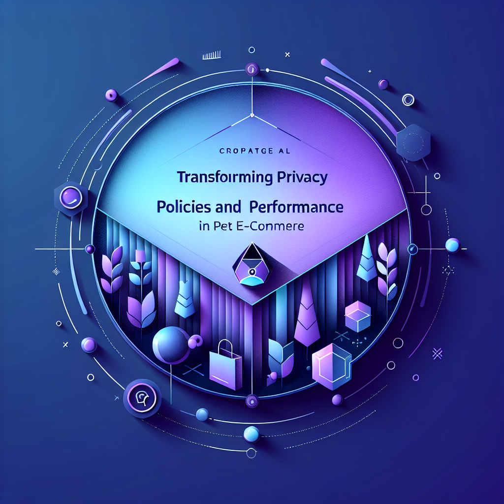 Turn your privacy policy into performance in pet e commerce
