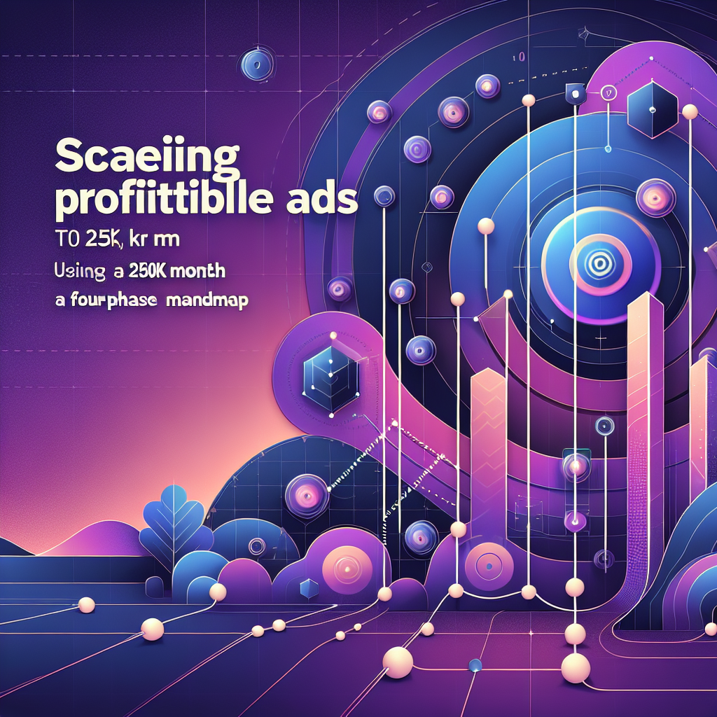 Scale profitable ads to 250K per month with a four phase roadmap