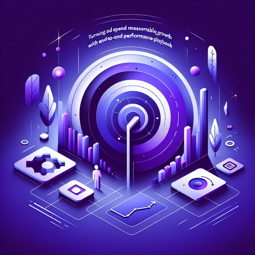 Turn ad spend into measurable growth with an end to end performance playbook