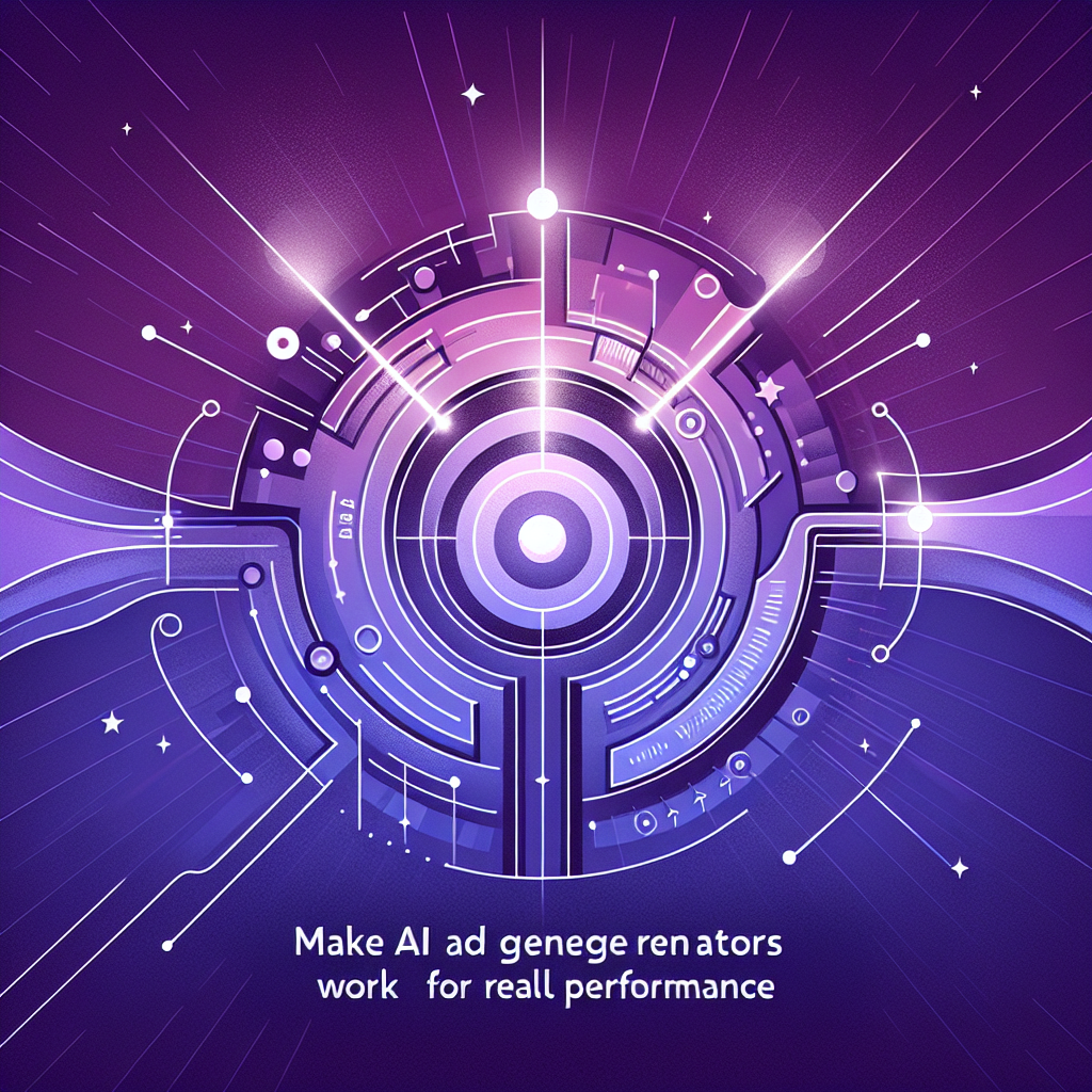 Make AI Ad Generators Work for Real Performance