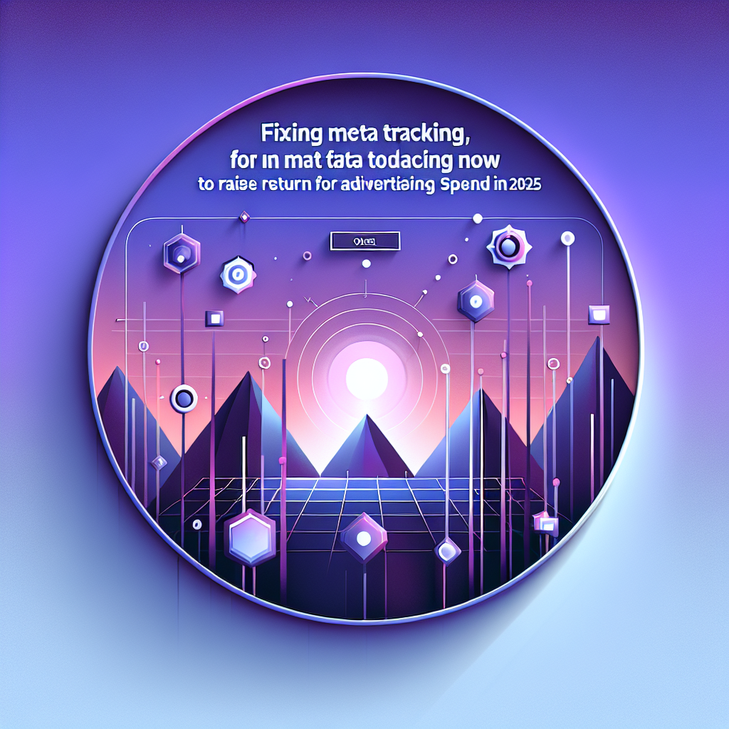 Fix your Meta tracking now to raise ROAS in 2025