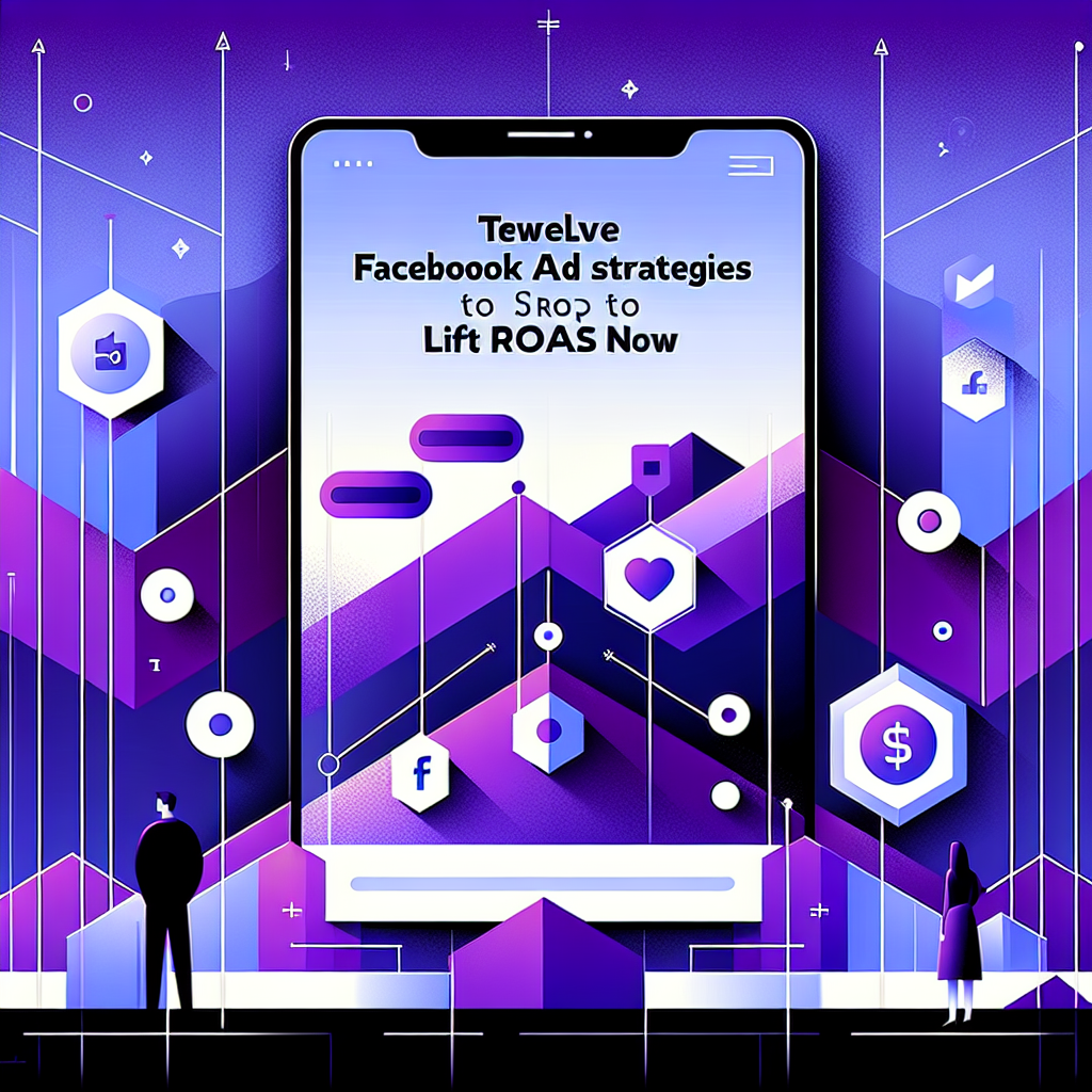 Twelve Facebook ad strategies to lift ROAS now